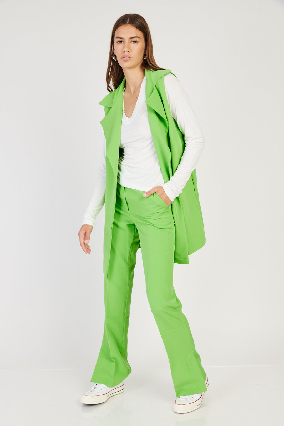 מכנסי Gloria בצבע ירוק