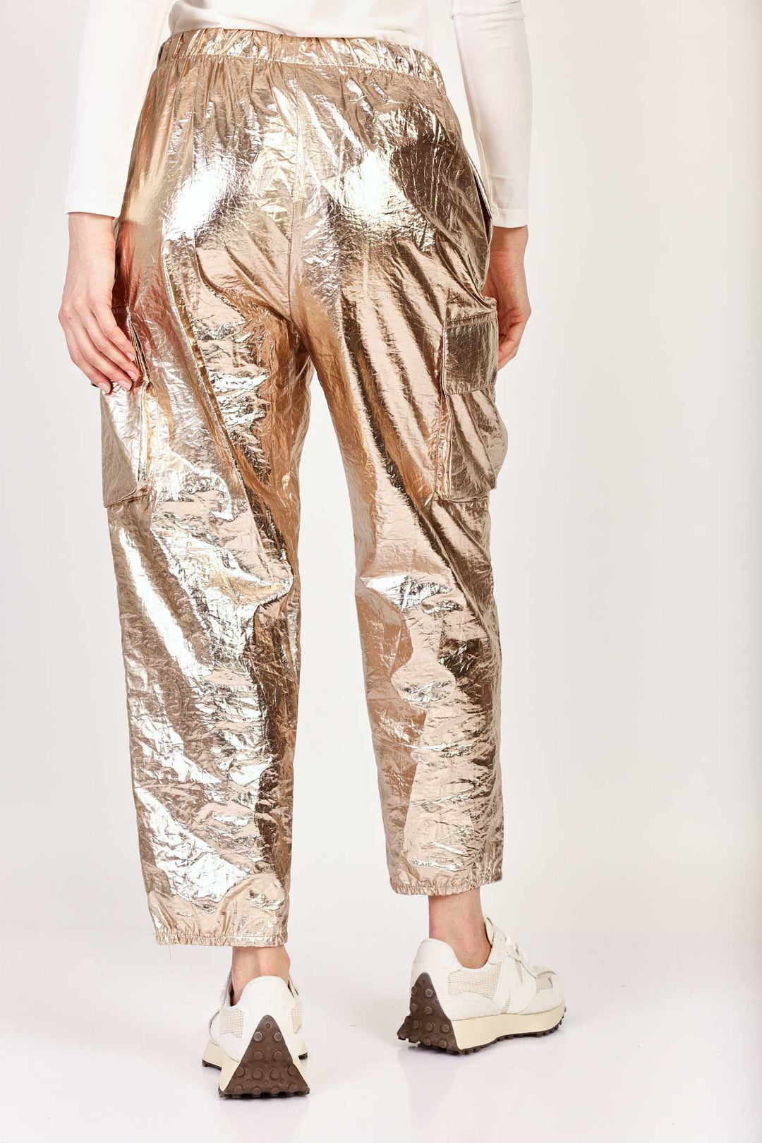 מכנסי Jil בצבע זהב