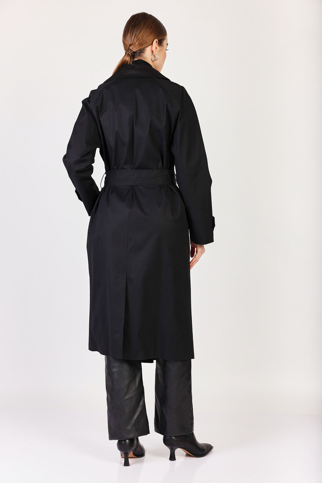 מעיל טרנץ' Chilli בצבע שחור