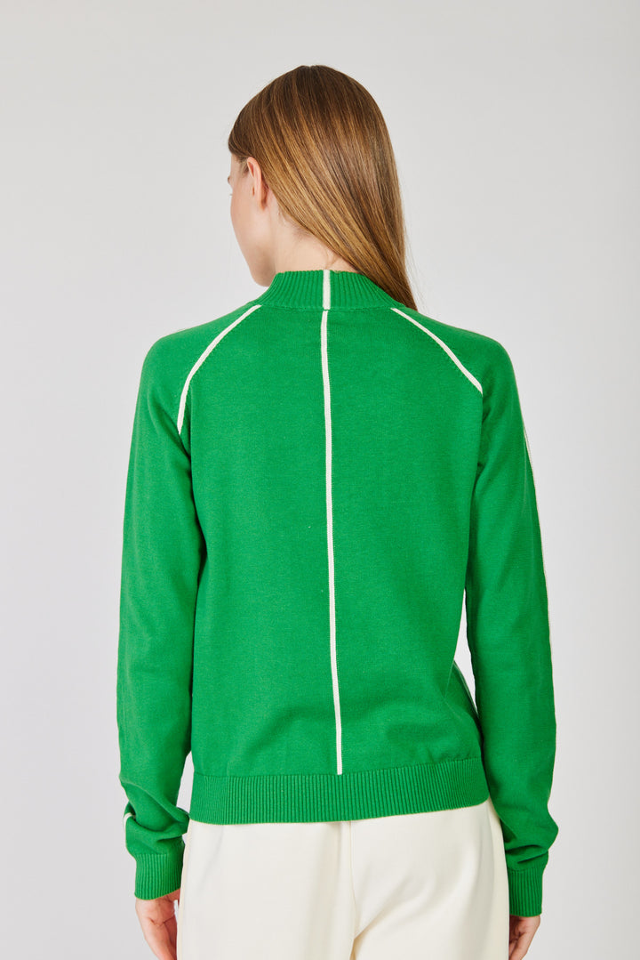 סוודר Lax בצבע ירוק