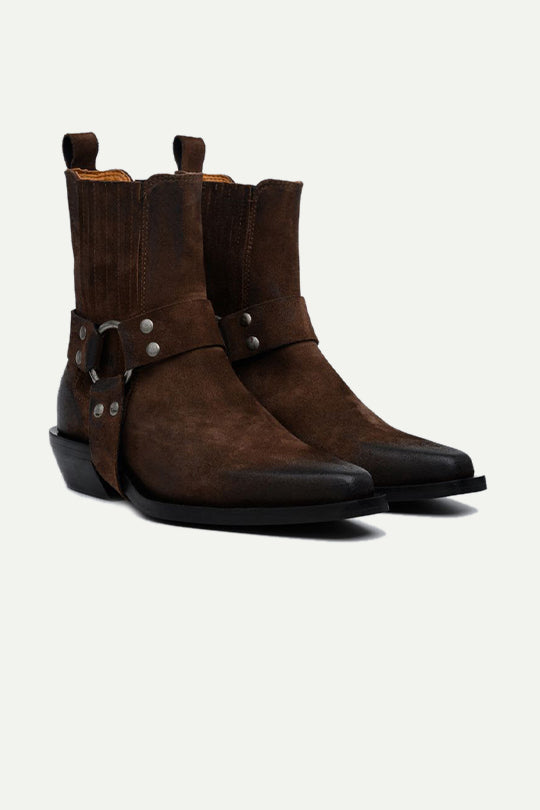 מגפיים VIOLET CHELSEA BIS בצבע חום