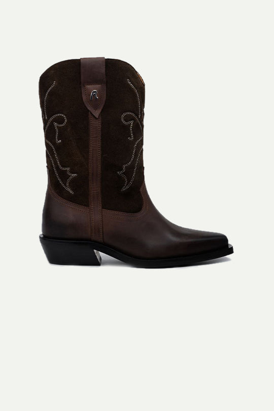 מגפיים VIOLET TEXAN בצבע חום