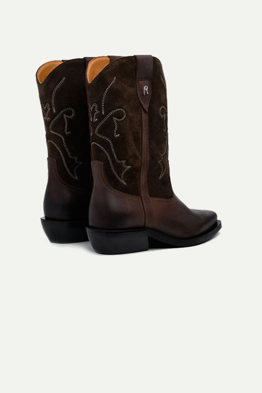 מגפיים VIOLET TEXAN בצבע חום