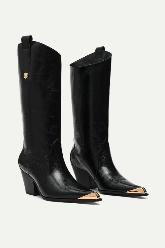 מגפי בוקר DESIERTO בצבע שחור