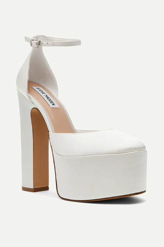 נעלי עקב SELESTINE בצבע לבן