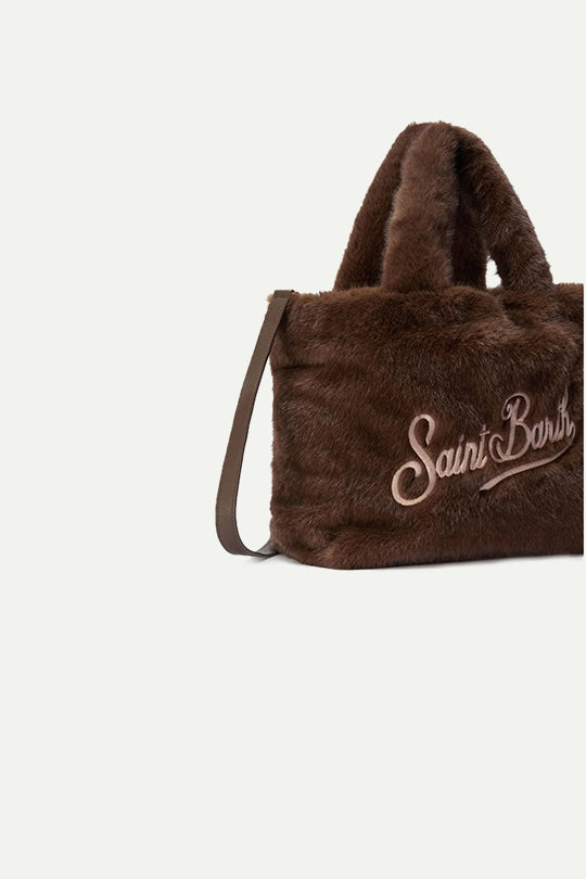 תיק SMALL BAG WITH STRAP בצבע חום