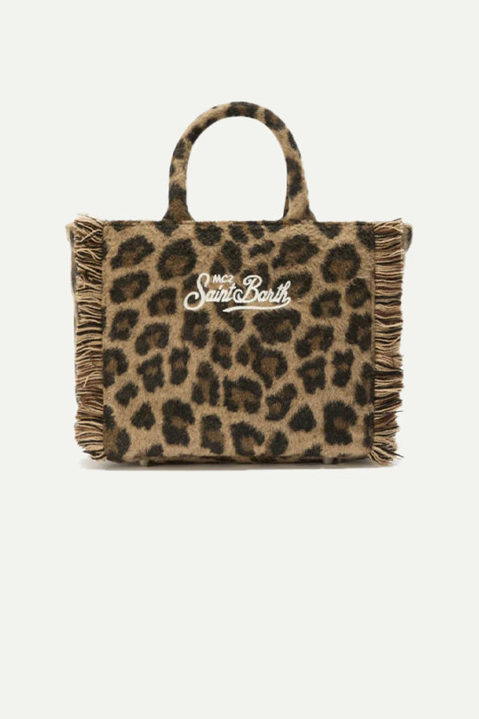 תיק SMALL BAG WITH STRAP בהדפס מנומר