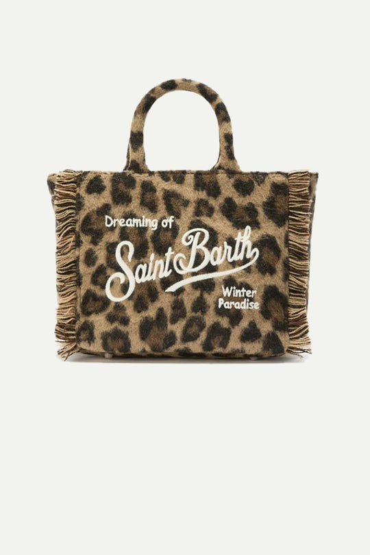 תיק SMALL BAG WITH STRAP בהדפס מנומר