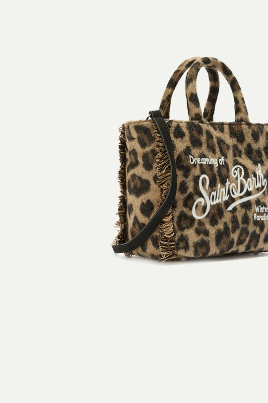 תיק SMALL BAG WITH STRAP בהדפס מנומר