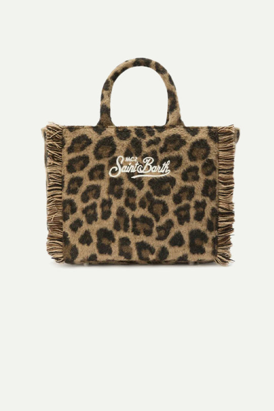 תיק SMALL BAG WITH STRAP בהדפס מנומר