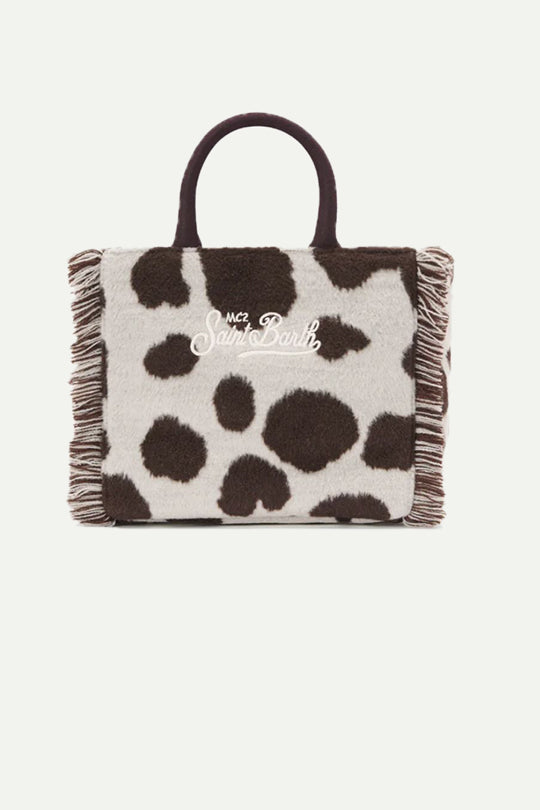 תיק SMALL BAG WITH STRAP בהדפס פרה