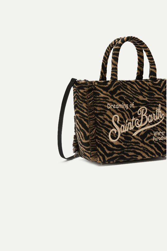 תיק SHOULDER BAG בהדפס זברה