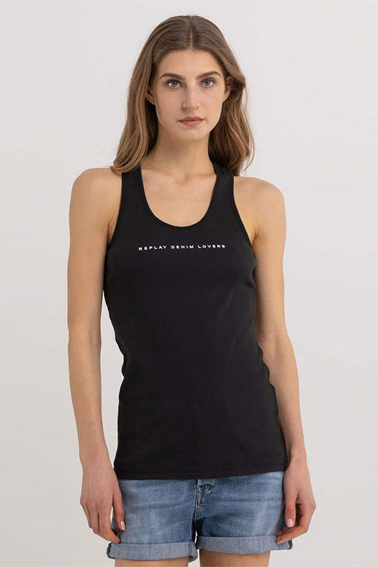 גופיה עם הדפס כיתוב נשים