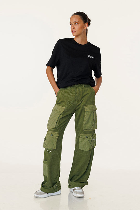 מכנסי קרגו Wide Leg נשים