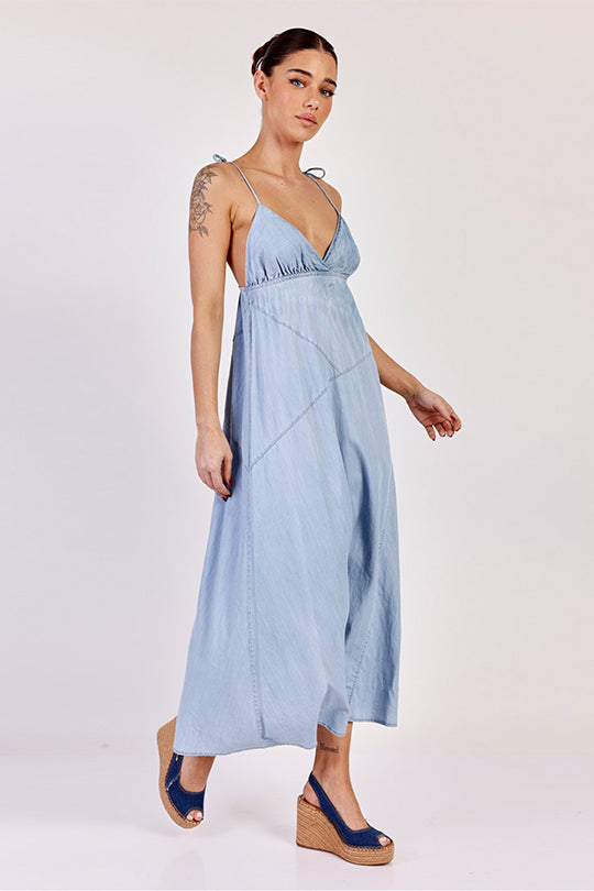 שמלת מקסי Denim