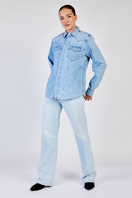 מכנסי ג'ינס Wide Leg נשים
