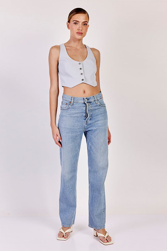מכנסי ג'ינס JAYLIE Wide Leg Fit נשים
