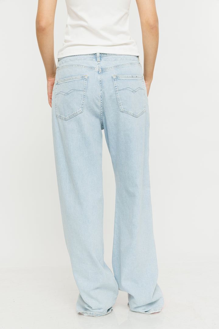 ג'ינס Edict wide leg בצבע תכלת