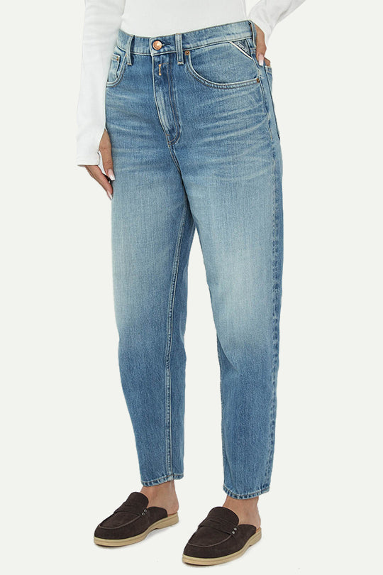 ג׳ינס  SAMUELA בגזרה ישרה בצבע תכלת