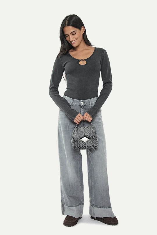 ג׳ינס NALAJA בגזרה רחבה