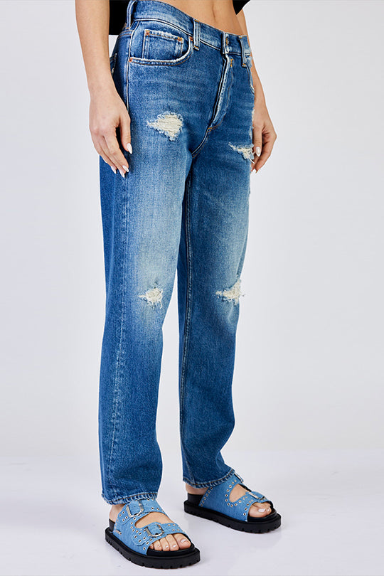 מכנסי ג'ינס MAIJKE Straight Leg נשים