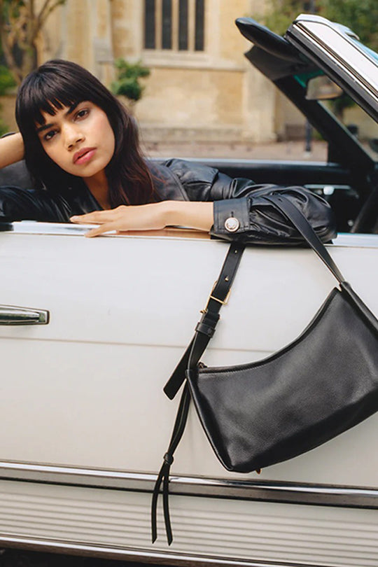 AUDRI BLACK SOFT PEBBLE/SUEDE