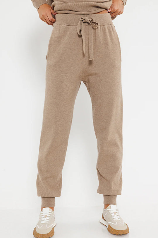 מכנסי פוטר בגוון חום