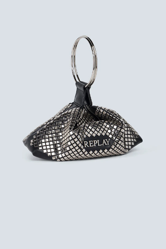 תיק ערב לנשים עם טבעות מתכת