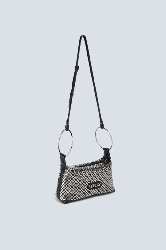 תיק ערב לנשים עם טבעות מתכת