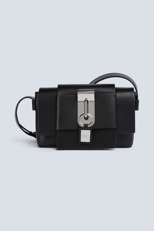 תיק צד לנשים עם אבזם מתכתי דקורטיבי