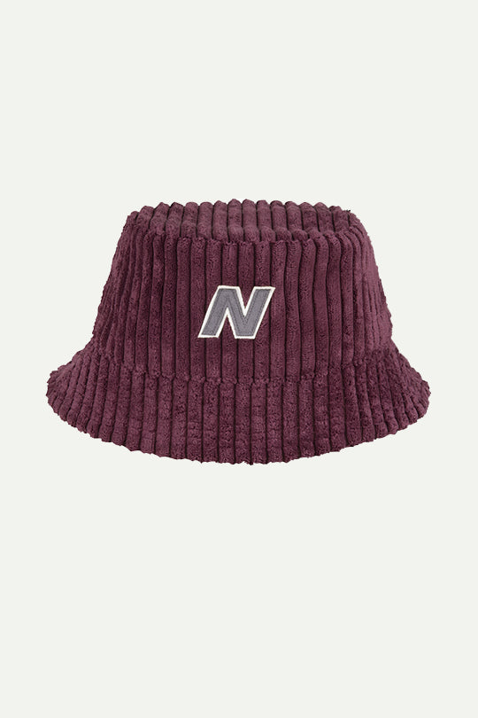 כובע באקט קורדרוי בצבע סגול