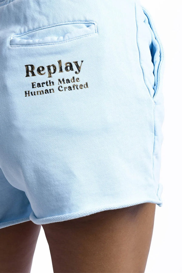 מכנסיים קצרים עם לוגו Earth Made נשים