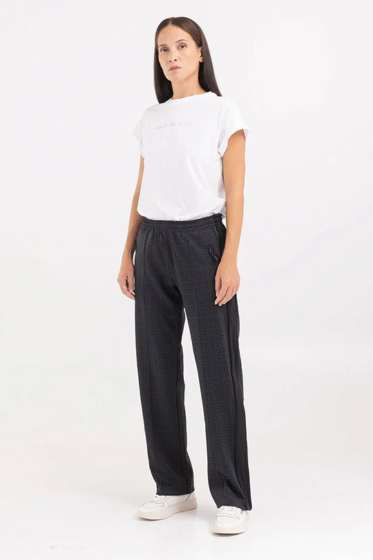 מכנסי טרנינג מונוגרם נשים