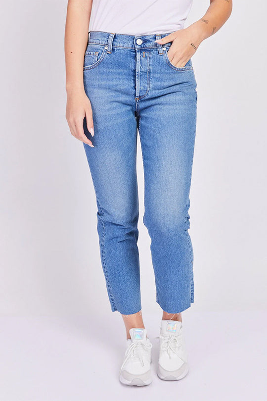 ג'ינס בויפרנד בצבע כחול