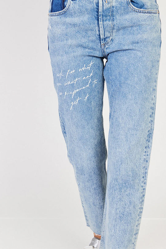 ג'ינס Maijke בגזרה ישרה נשים