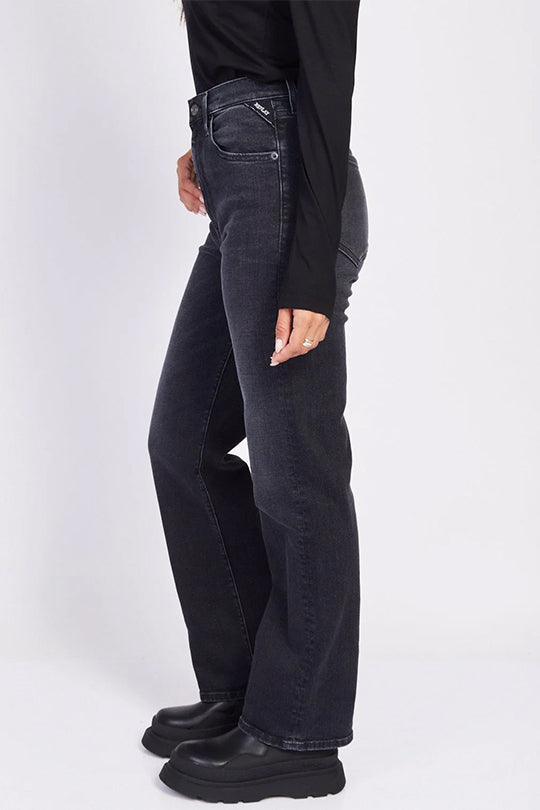 ג'ינס Reyne רגל רחבה בצבע שחור