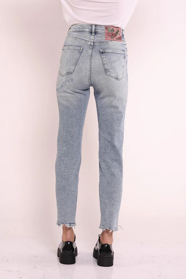 ג'ינס Colene Straight Leg High Waist נשים