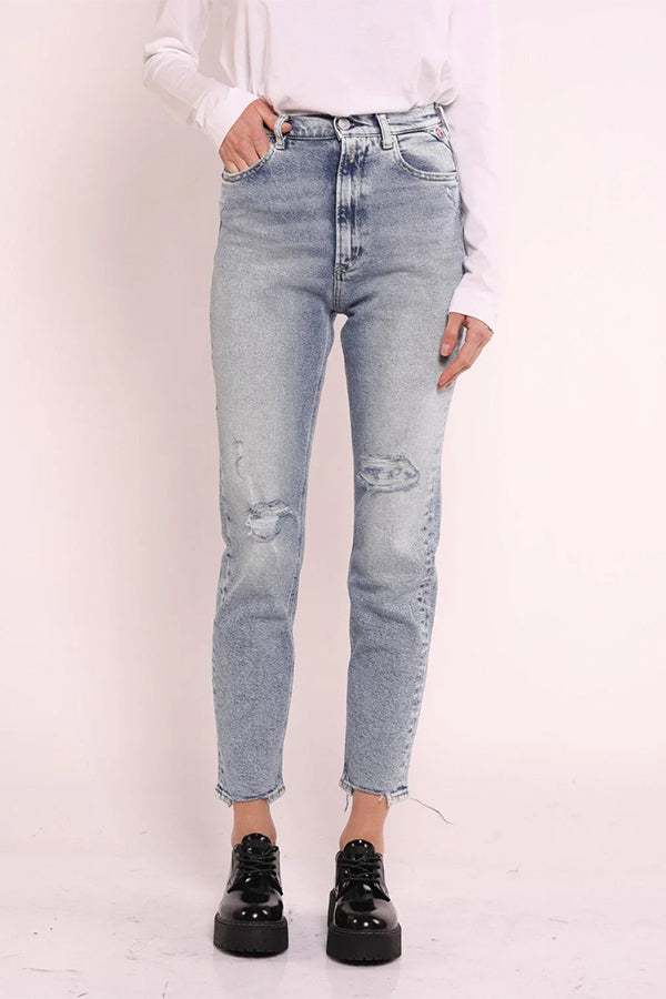 ג'ינס Colene Straight Leg High Waist נשים