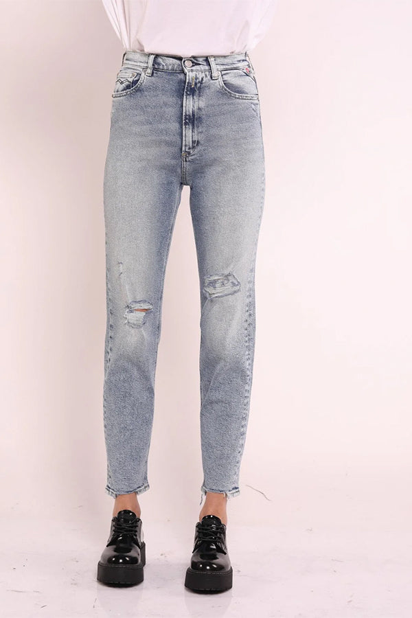 ג'ינס Colene Straight Leg High Waist נשים