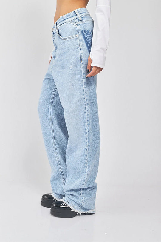 ג'ינס Jaylie בגזרה גבוהה נשים