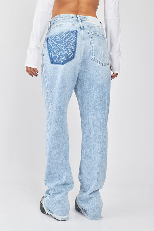 ג'ינס Jaylie בגזרה גבוהה נשים