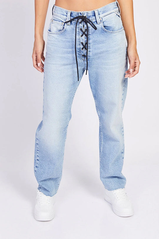 ג'ינס בסגירת שרוך נשים