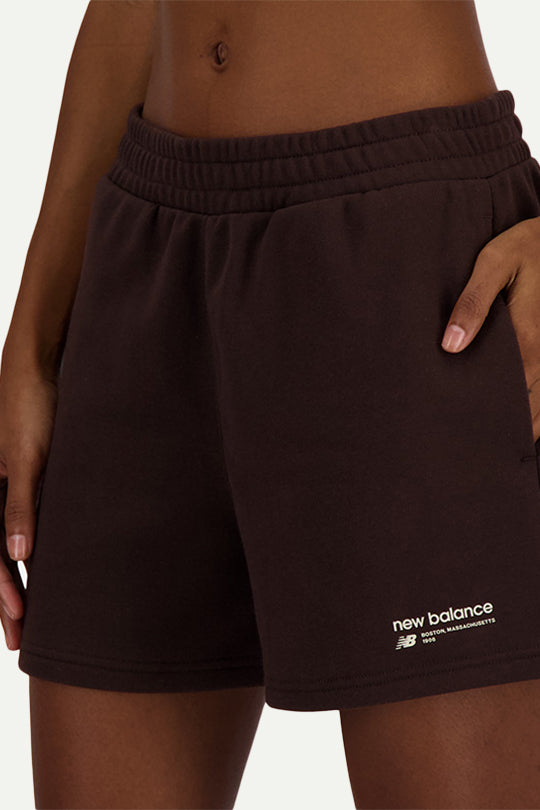 מכנסי טרנינג קצרים WS33502KCF בצבע חום