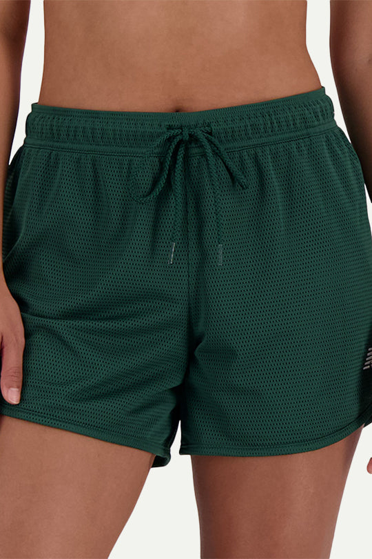 מכנסי רשת קצרים WS41510NWG בצבע ירוק