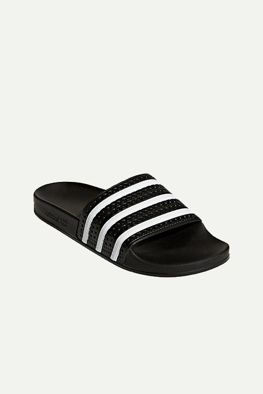 כפכפי סלייד Adilette בצבע שחור לבן