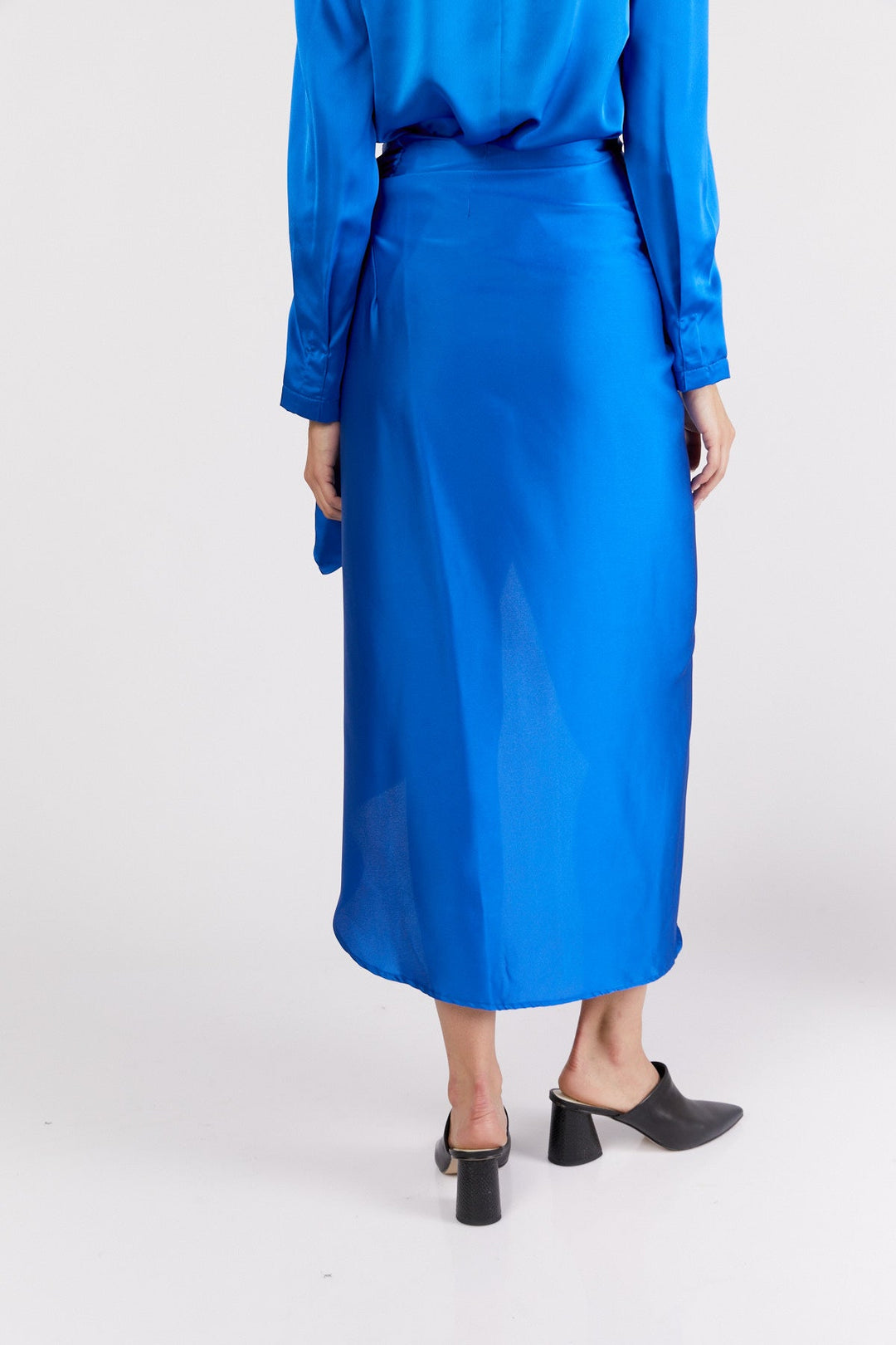 חצאית איזבלה בצבע כחול רויאל - Dana Sidi