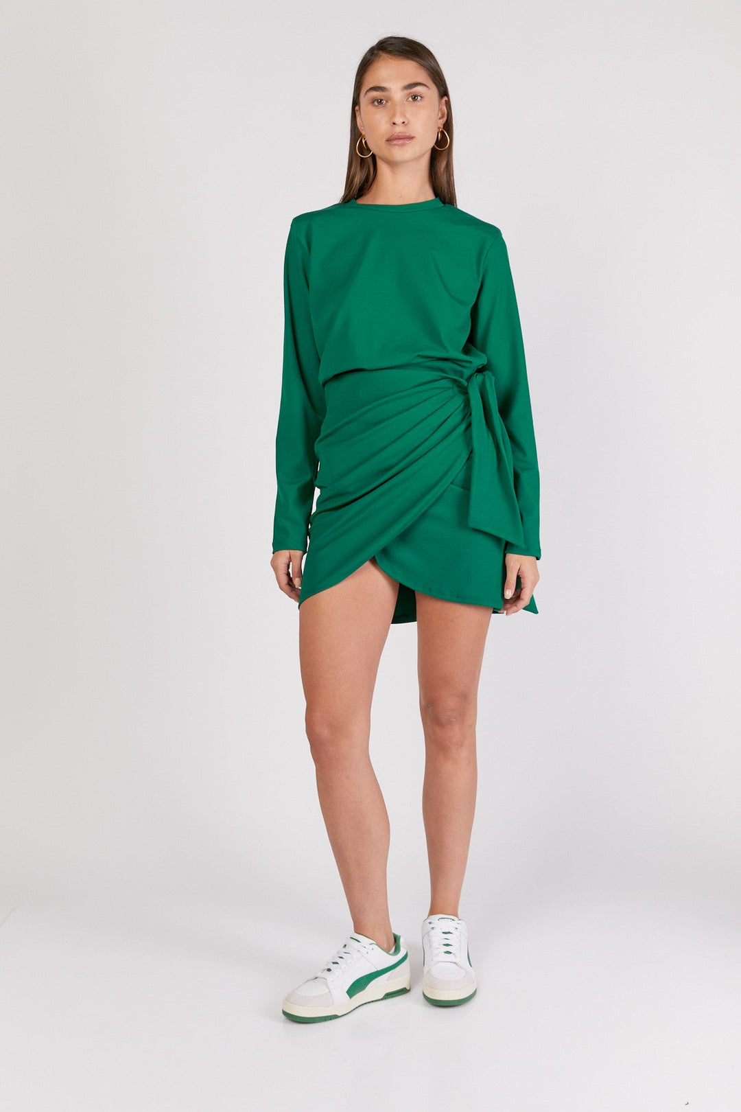 חצאית אלבינה בצבע ירוק - Dana Sidi