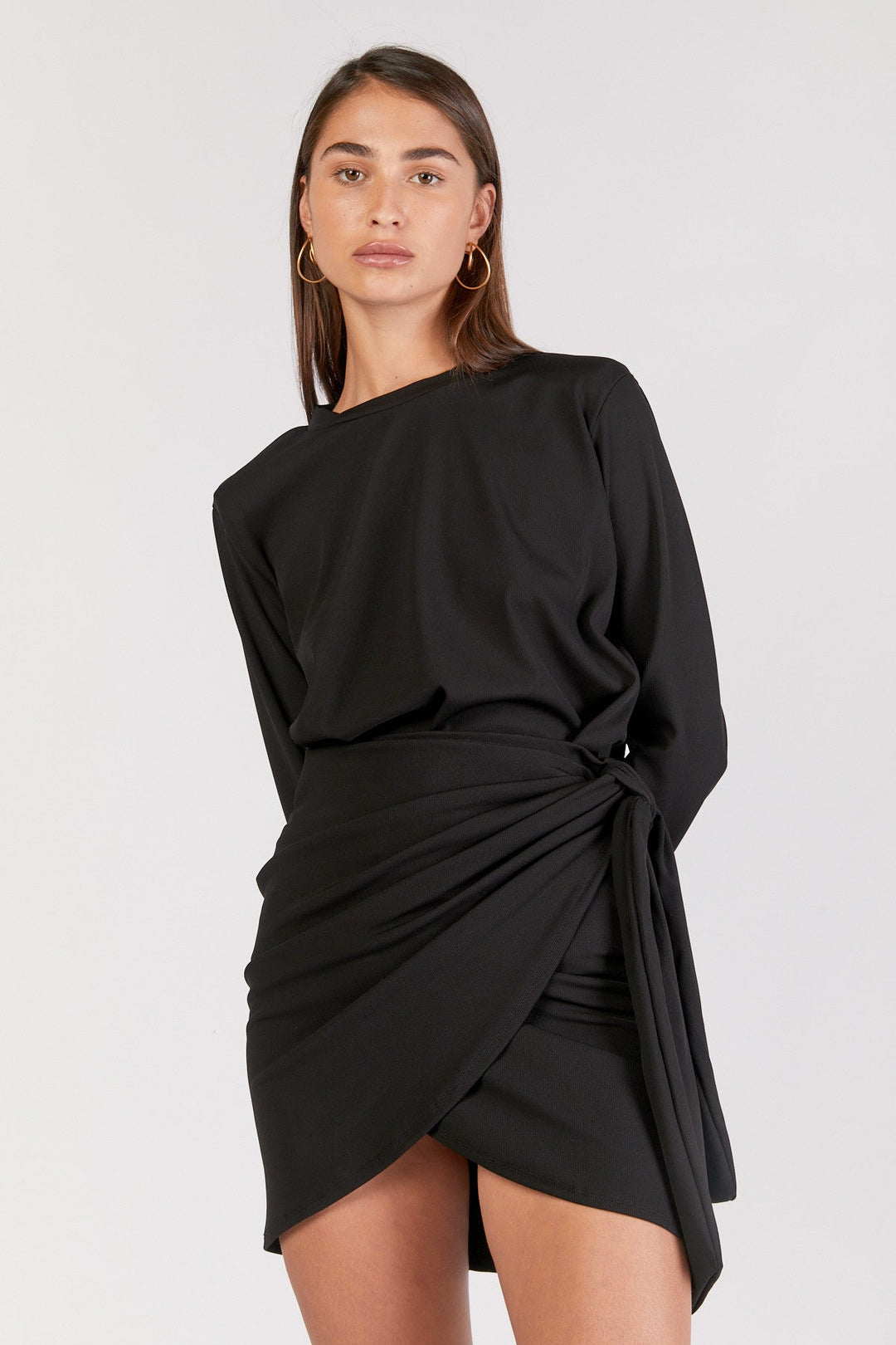 חצאית אלבינה בצבע שחור - Dana Sidi