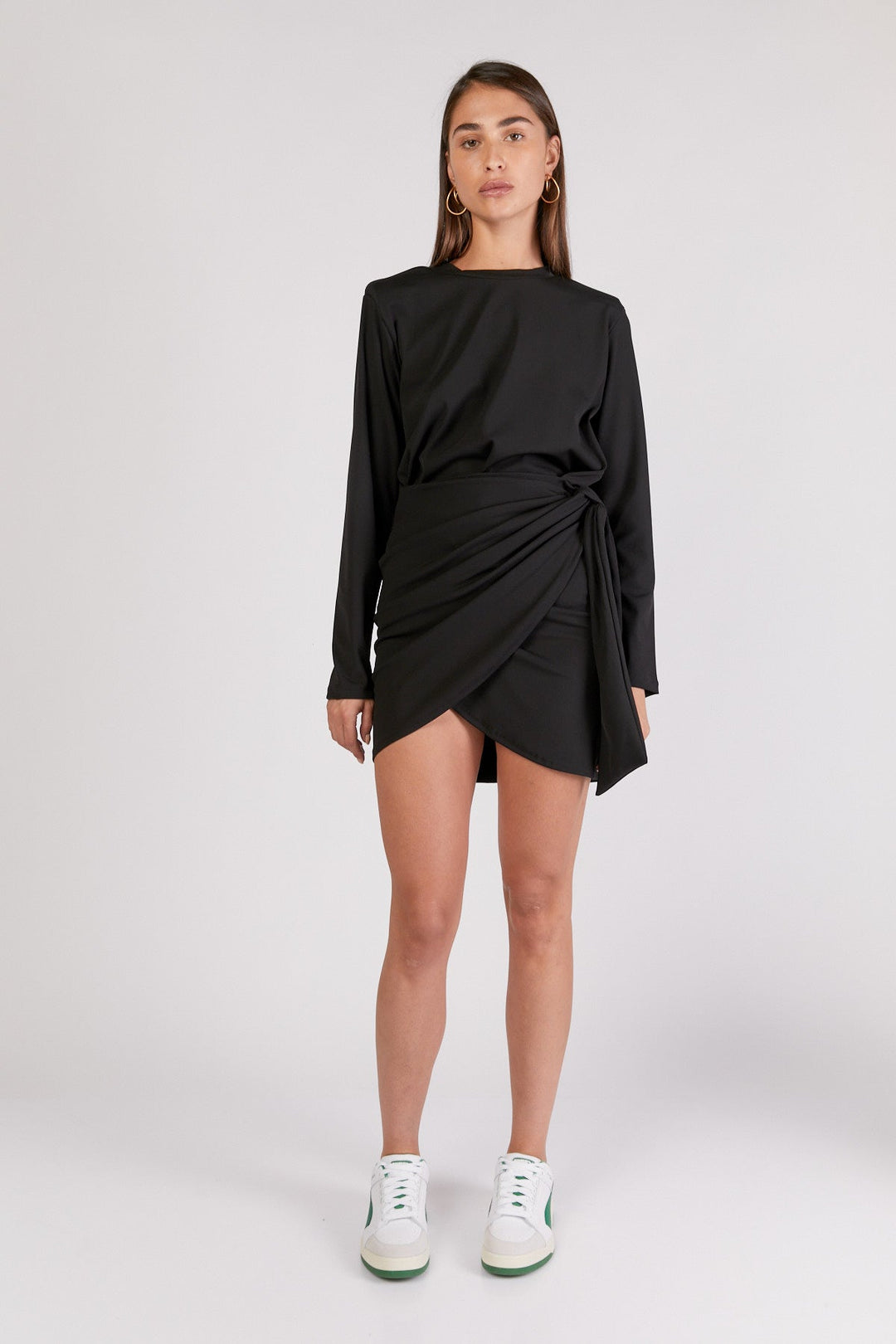 חצאית אלבינה בצבע שחור - Dana Sidi