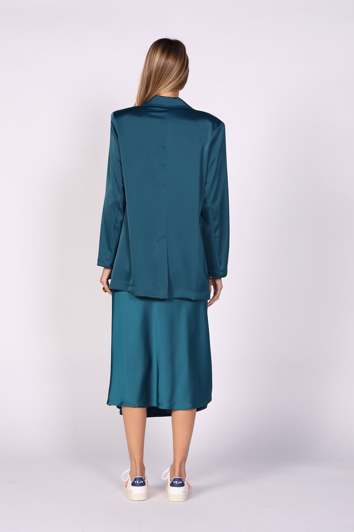חצאית אלכס בצבע כחול - Dana Sidi